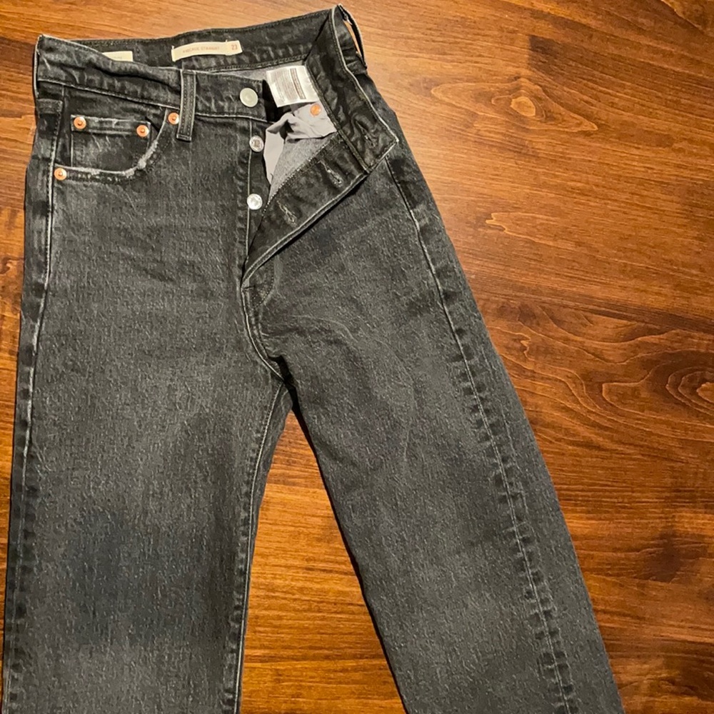 Rib cage straight jeans